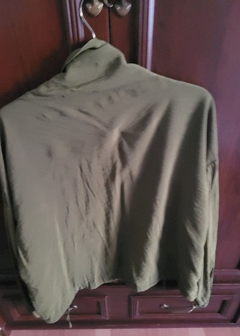 Düğmeli Keten Kadın Ceket - Görsel 4