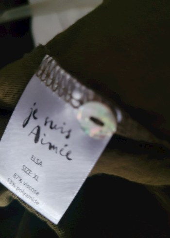 Düğmeli Keten Kadın Ceket - Görsel 3