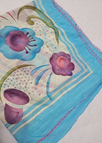 Kız Çocuk Örgü Beyaz Çorap - Görsel 4