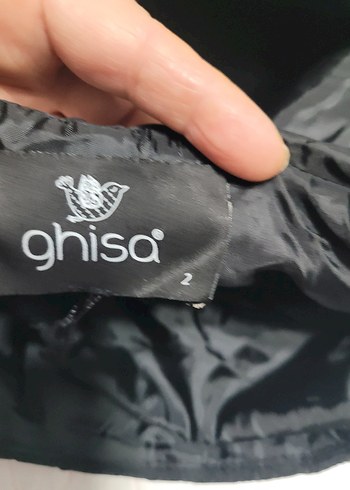 mont siyah önü fermuarlı kapşonlu ghisa - Görsel 6