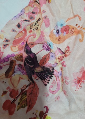 Pembe Renk Volanlı Kolsuz Mini Bluz - Görsel 3