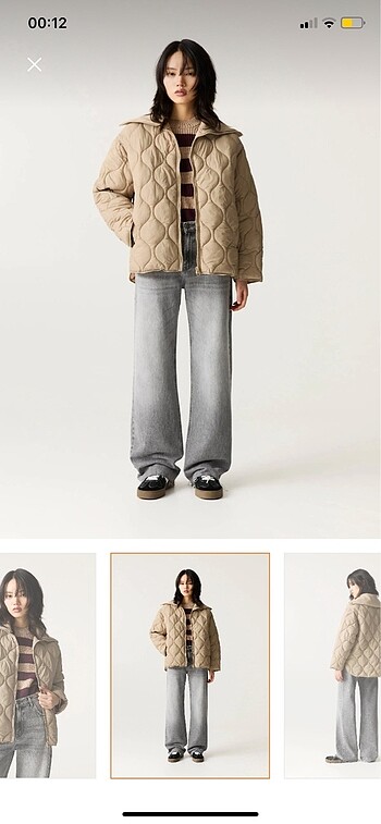 m Beden Pull & Bear Şişme Mont