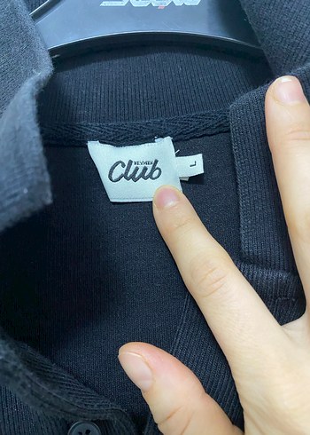 Erkek Siyah Uzun Kollu Polo Yaka - Görsel 2