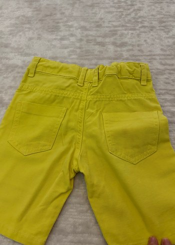 Sarı erkek çocuk şort - Görsel 4