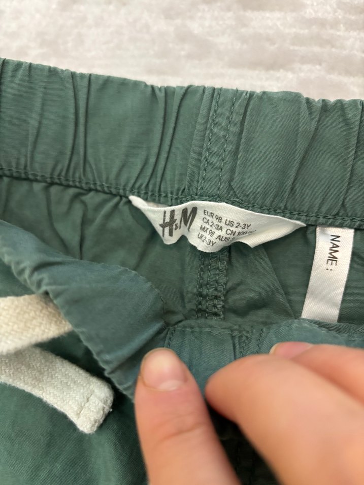 Erkek Çocuk Yeşil Pamuklu Şort - Görsel 3