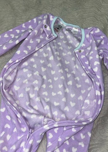 Fermuarlı Lila Bebek Tulumu - Görsel 5