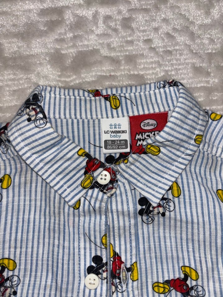 Erkek Çocuk Renkli Baskılı Uzun Kollu Gömlek - Görsel 3