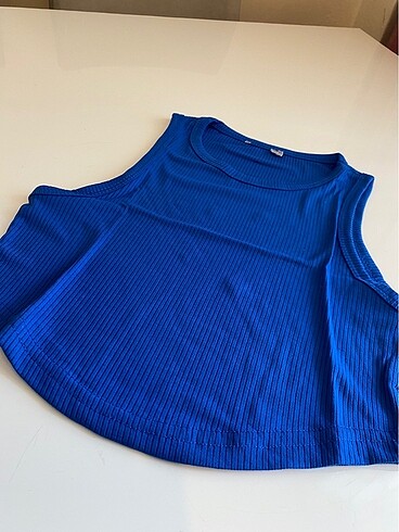 l Beden Saks mavisi crop top