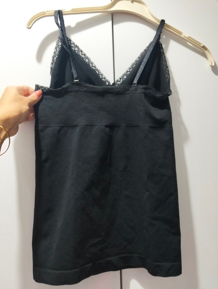 Siyah Dantelli Korse atlet - Görsel 2