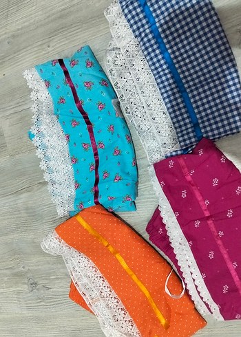 Renkli pareo etek  Nakışlı - Görsel 6