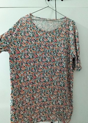 Çiçek Desenli Bohem vintage bluz