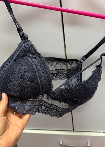 Siyah Gotik Dantel Bralet - Görsel 4