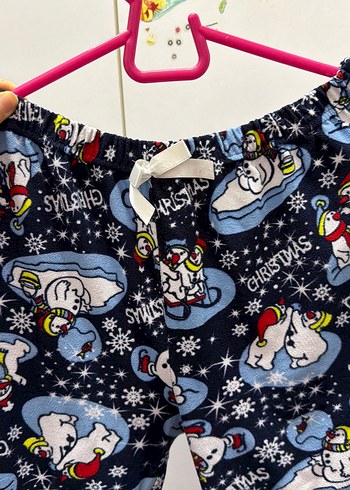 Renkli Baskılı Kadın Pijama Altı - Görsel 3