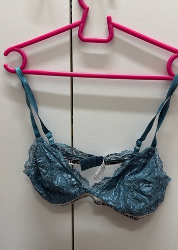 Mavi Dantel Atlet Sütyen - Görsel 4