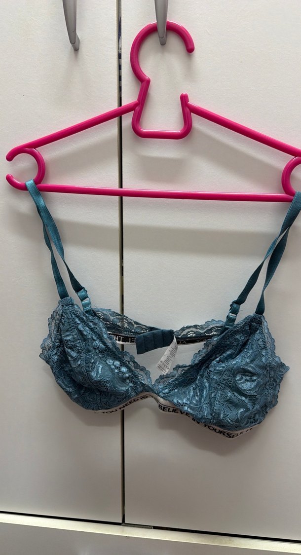 Mavi Dantel Atlet Sütyen - Görsel 4