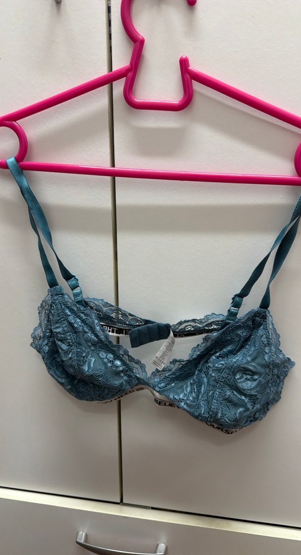 Mavi Dantel Atlet Sütyen - Görsel 3