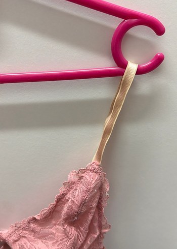 Pembe Bohem Dantelli Sütyen - Görsel 5