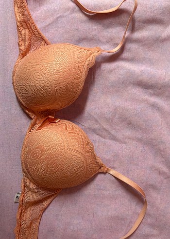 Bej Vintage Dantel Bohem Sütyen - Görsel 2