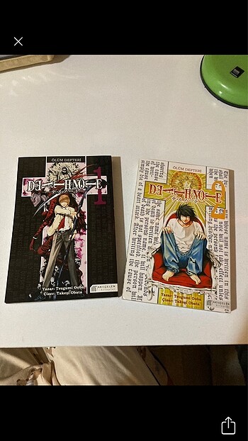 Death Note Manga 1 ve 2. seri