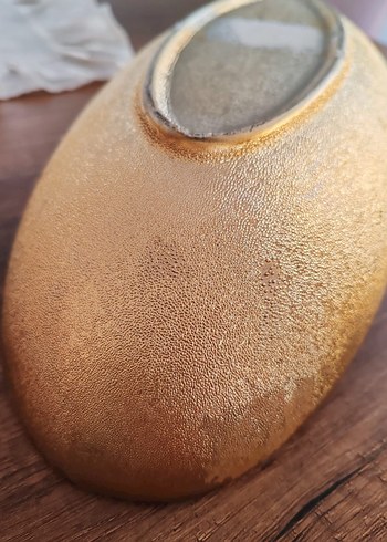 Parlak Altın Renkli Bohem Tarzı Tabak - Görsel 6