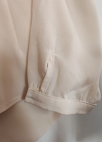 Bej İşlemeli Kadın Bluz - Görsel 4