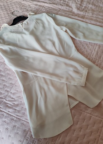 Bej İşlemeli Kadın Bluz - Görsel 6