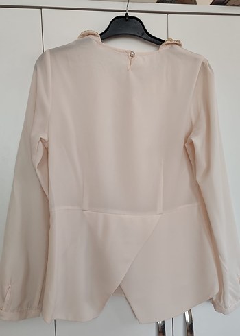 Bej İşlemeli Kadın Bluz - Görsel 3