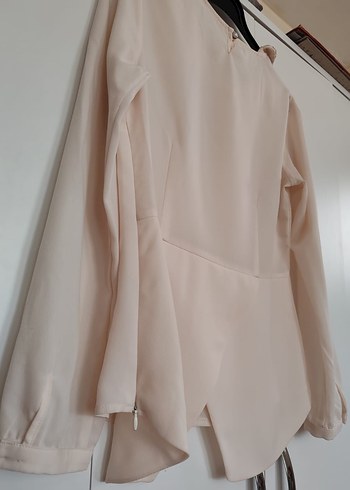 Bej İşlemeli Kadın Bluz - Görsel 2