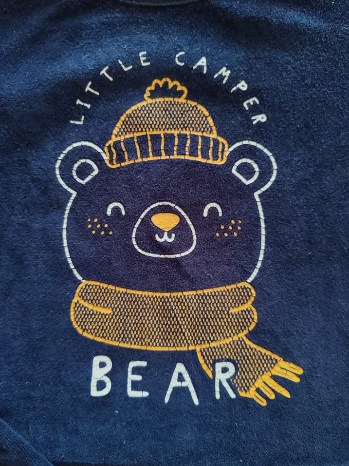 Mavi Uzun Kollu Bebek Takımı - Görsel 3