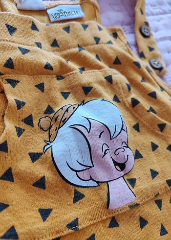 DeFacto Çakmaktaş Temalı Pamuklu Erkek Çocuk Tulum ve Gri Tayt - Görsel 6