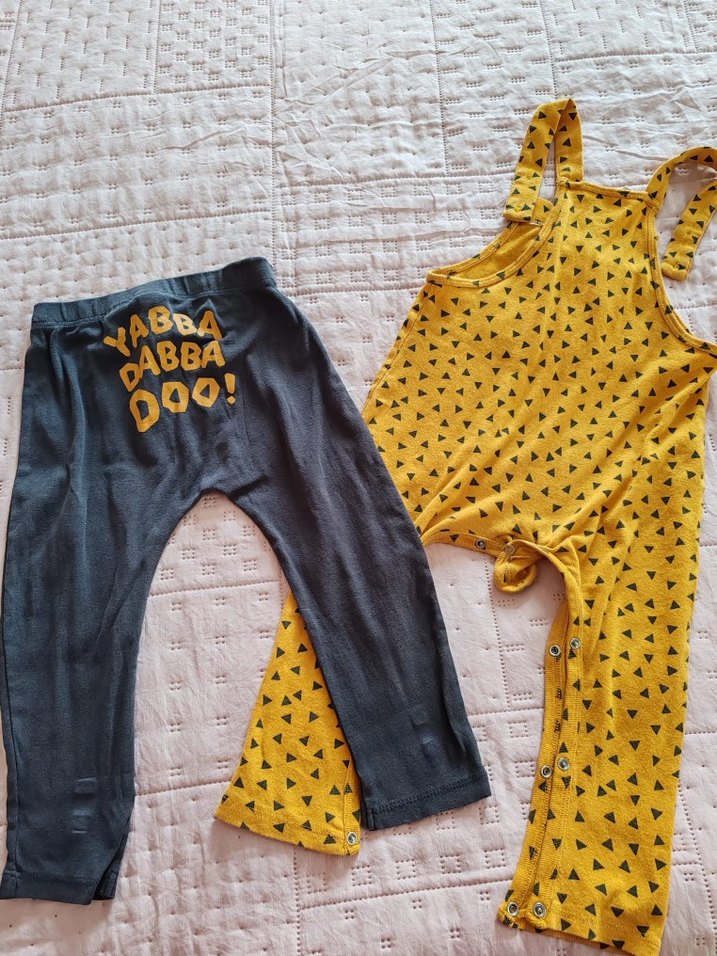 DeFacto Çakmaktaş Temalı Pamuklu Erkek Çocuk Tulum ve Gri Tayt - Görsel 3