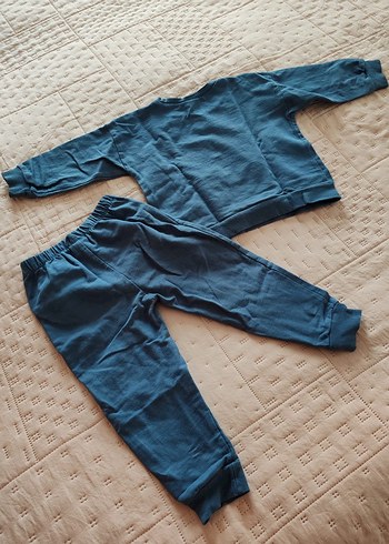 DeFacto Mavi Uzun Kollu Erkek Bebek Takım - Görsel 4