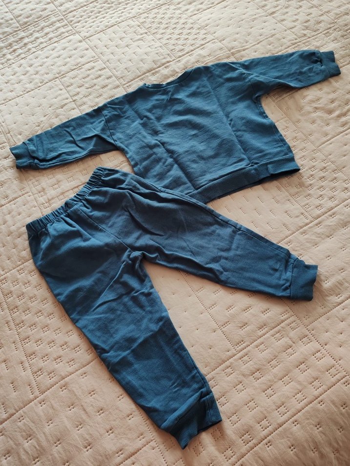 DeFacto Mavi Uzun Kollu Erkek Bebek Takım - Görsel 4