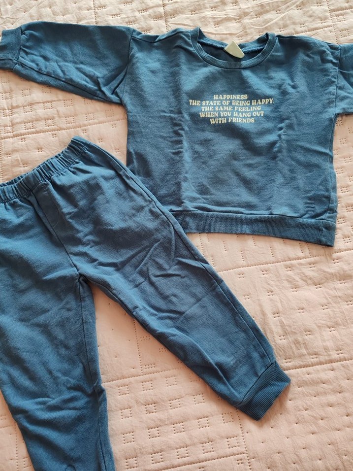 DeFacto Mavi Uzun Kollu Erkek Bebek Takım - Görsel 3