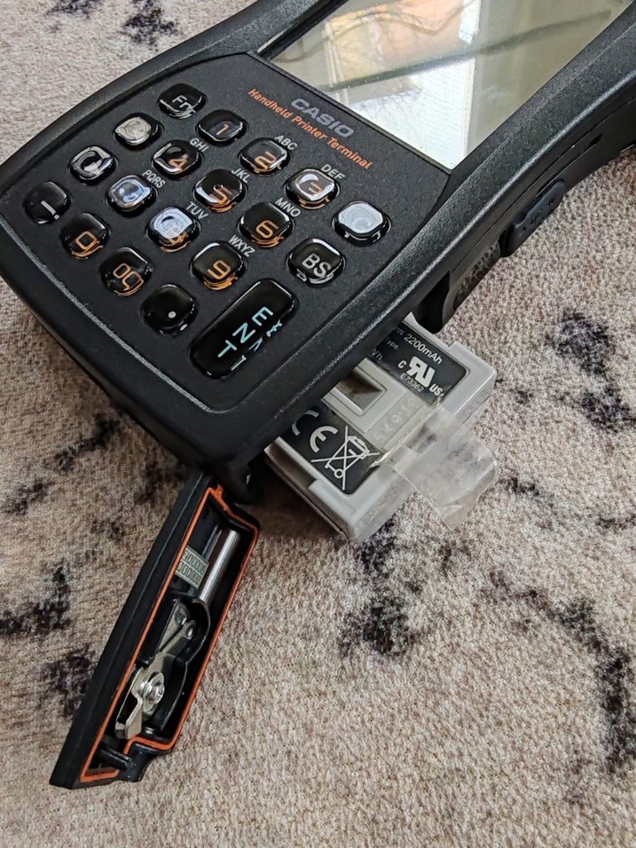 Casio Siyah Endüstriyel El Terminalleri - Görsel 5