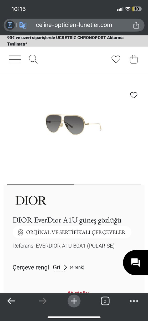 Dior EverDior A1U Kadın Güneş Gözlüğü - Görsel 3