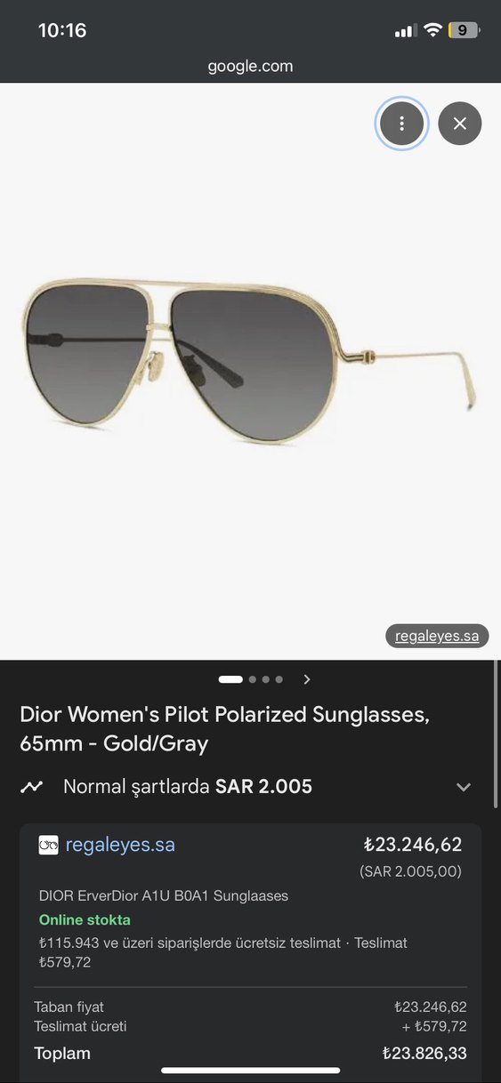 Dior EverDior A1U Kadın Güneş Gözlüğü - Görsel 2