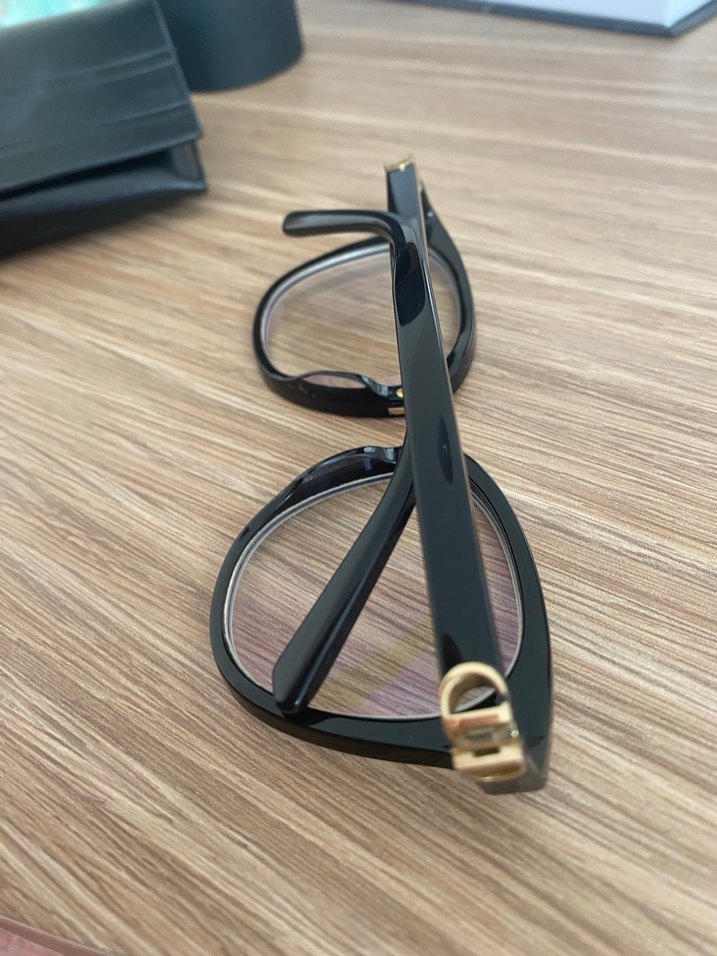 Dior Siyah Parlak Şeffaf Kadın Gözlüğü - Görsel 4