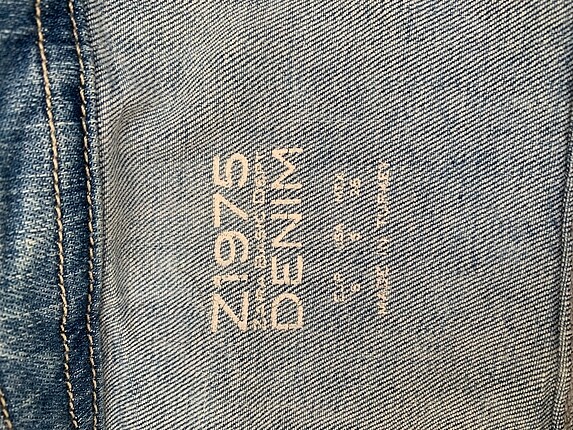 36 Beden mavi Renk Zara kot ceket