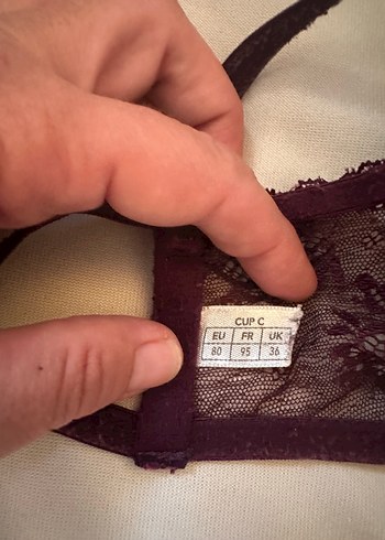 Diğer Bordo Vintage Dantel Detaylı Bohem Sütyen