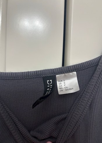 H&M Gri Midi Elbise - Görsel 3
