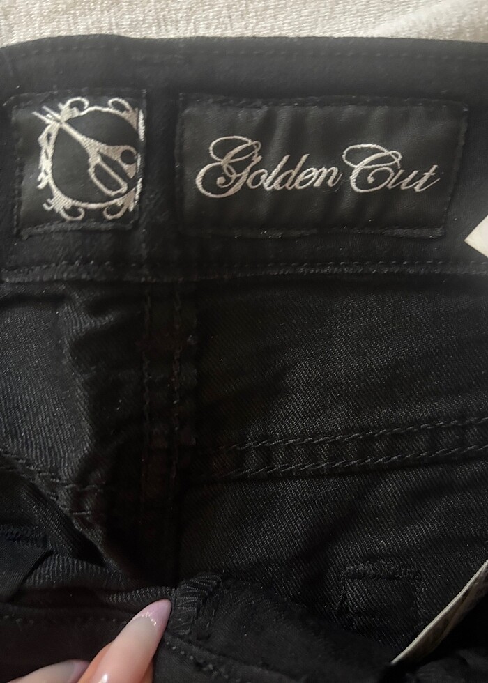 vintage siyah mini kot etek - Görsel 4