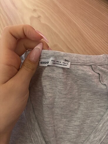 Bershka BERSHKA UZUN KOLLU CROP TOP