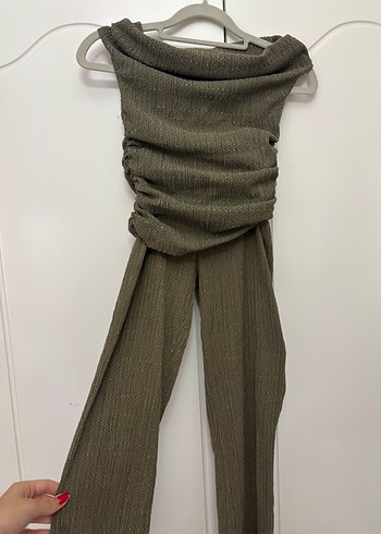 H&M Kadın Keten Takım - Görsel 3