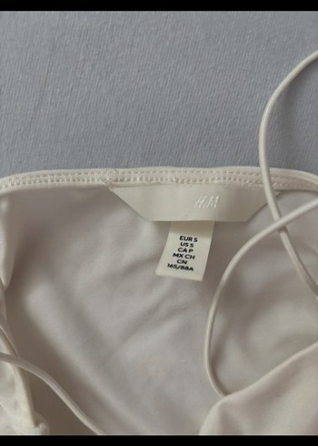 H&M H&M Beyaz Askılı Bodysuit