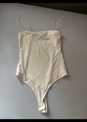 m Beden H&M Beyaz Askılı Bodysuit