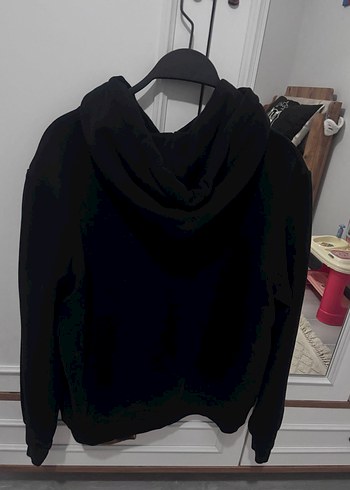 m Beden siyah Renk Tommy Jeans Siyah Kapüşonlu Sweatshirt Kadın