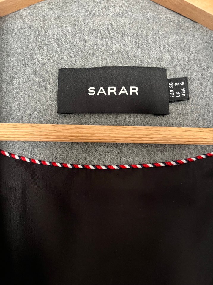 SARAR Gri Uzun Kaban — görsel 3/7