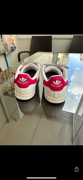 27 Beden beyaz Renk Adidas spor ayakkabı stan smith