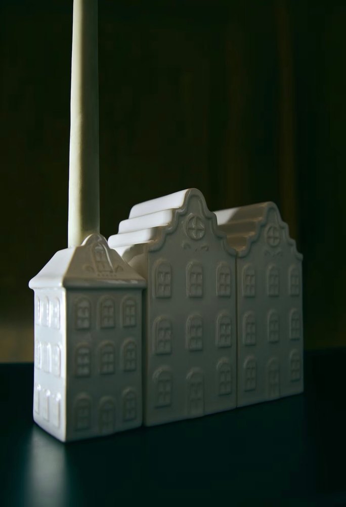 Beyaz Dekoratif Ev Biblosu - Görsel 3